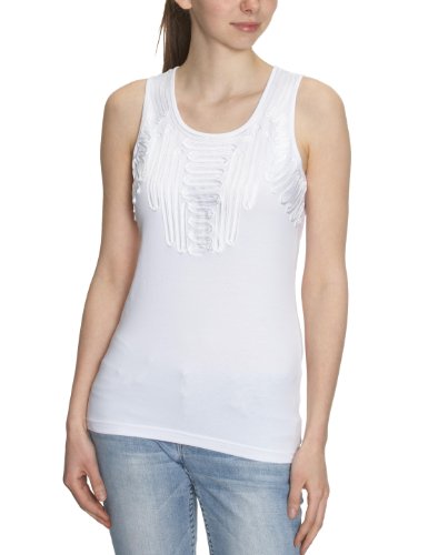 ESPRIT Collection Damen Top Q23642, Gr. 38 (M), Wei&szlig; (118 collection white) Preisvergleich