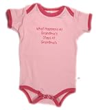 What Happens At Grandma's Stays At Grandma's - Silly Baby Onesie, Blue or Pink