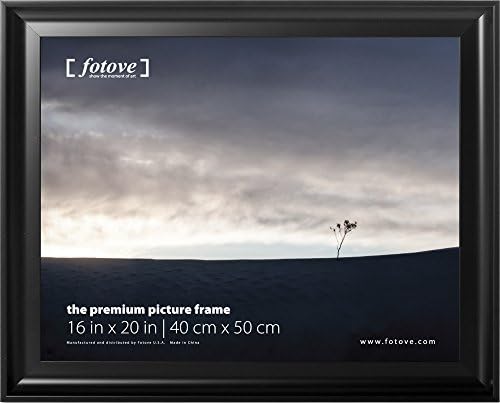 Fotove 16x20 Elegance Picture Photo Frame (16 in x 20 in, Black)