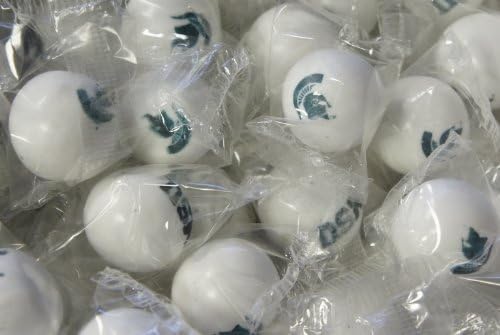 MSU Tumbler Filled with Michigan State Spartans Fruit Flavored Gumballs