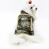 Dog Dog Collection Designer Dog Apparel - Matteo Camouflage Coat - Color: Camouflage, Size: XL