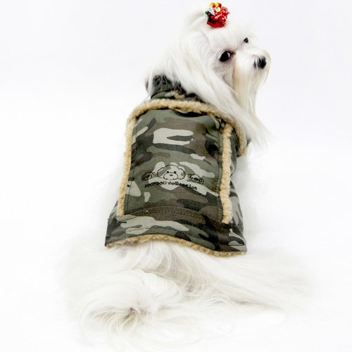 Dog Dog Collection Designer Dog Apparel – Matteo Camouflage Coat – Color: Camouflage, Size: XL