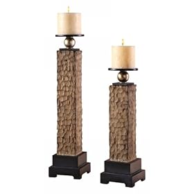 KLEVON, CANDLEHOLDER, SET 2 by Carolyn Kinder