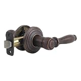 Kwikset 97200-670 Signatures Ashfield Passage Lever, Rustic Bronze