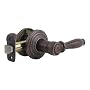 Kwikset 97200-670 Signatures Ashfield Passage Lever, Rustic Bronze