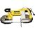 DEWALT D28770K Heavy-Duty 6 Amp 4-3/4-Inch-by-4-3/4-Inch Capacity 80 to 280 Feet Per Minute Variable Speed Portable Band Saw with Case