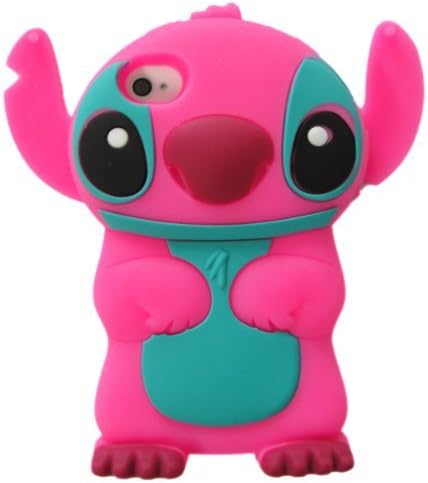 Peath Disney 3d Stitch Movable Ear Silicone Case Cover for Iphone 4 and 4s Xmas Gift