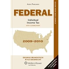 Federal Individual Income Tax, 2009-2010 Edition (State Code Series)