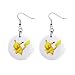 Search : 1 Inch Button Earrings of Pokemon Pikachu