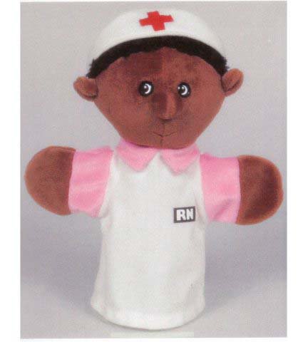 GET READY KIDS FORMERLY MT&B BLACK NURSE PUPPET