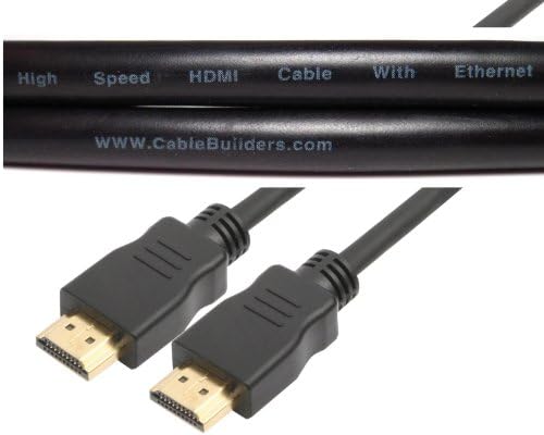 Cable Builders [20FT] High Speed HDMI Cable with Ethernet