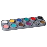 Water Makeup-Palette mit 12 Farben