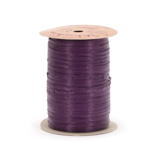 Berwick Wraphia Matte Rayon Craft Ribbon, 100-Yard Spool, Plum