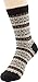 Mens Boy's Assorted Color Socks Winter Fall Warm Thick Cotton Crew Socks 5-Pack, Multi Color