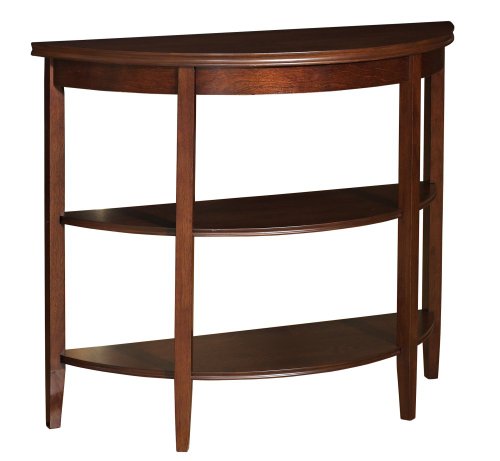 Powell Shelburne Cherry Demilune Console Table with 2 Shelves - 998-225