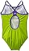 Speedo Big Girls' Solid Splash Splice One Piece Swimsuit