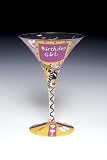 Lolita Martini Collection Birthday Girl Stemware