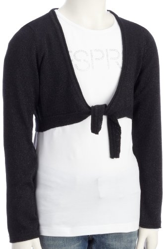 ESPRIT Bolerojacke Y06550 Mdchen Strickjacken, Gr. 92/ 98 Schwarz (BLACK 001) Preisvergleich