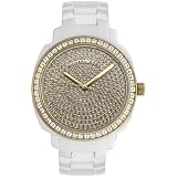 Michael Kors White Acrylic Crystal Dial Gold-tone Ladies Watch MK5212 by Michael Kors