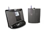EOS 100T1RB Wireless Audio System with Universal iPod Docking Base and Remote Speaker (Black)