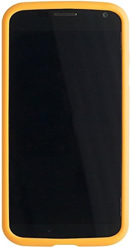 Air Jacket Grip Clear Case with Soft Grippable Rubber Side for Motorola Moto X Brand New Free Shipping- Orange