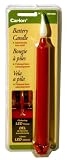 Good Tidings 0190011 LED Classic Flickering Window Candle Red 9 Inches With Built-In Timer