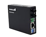 StarTech.com 10/100 Multi Mode Fiber to Ethernet Media Converter ST 2km with PoE (MCM110ST2P)