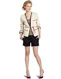 Maison Scotch Womens Zip Detail Blazer With Kimono Belt