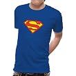 T-Shirt Homme Bleu Superman "Logo" (Taille M)