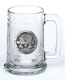 Michigan Wolverines Glass Stein (Beverage Mug) 15 oz - NCAA College Athletics