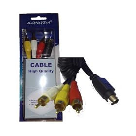 S-VIDEO TO 3 PHONO , SVHS TO 3 PHONO SVHS Male Connector - 3x Phono Plug 1.5m ? Cable 103