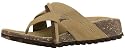 Ikon Womens Joplin Toe Post Mule Stone/Chocolate
