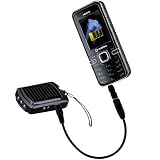 August SPC410 Keyring Solar Battery Charger for Mobile Phones and Personal Digital Players with a Bright LED Torch