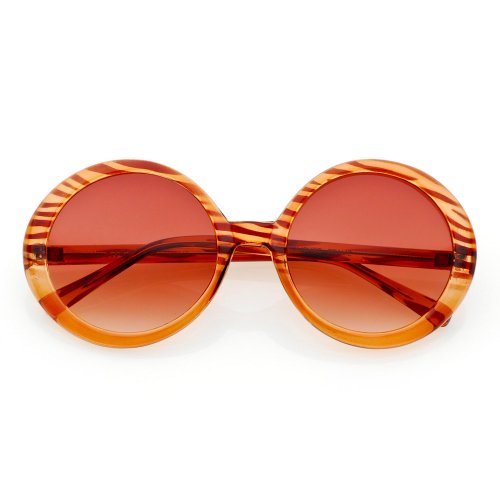 80's - 'Elle' Round Circle Womens Sunglasses (More Colors)