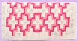 Mayatex Saddle Blanket - Galisteo Metallics - Cream/Fandango Pink