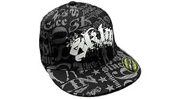Skin Industries Phrases- Black Flex Fit Cap L-XL