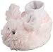 Bearington Baby Cottontail Plush Stuffed Animal Pink Bunny Rabbit Sock Top Slipper Booties