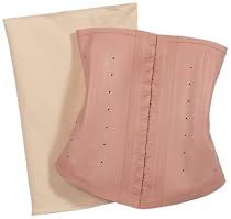 Squeem Magical Lingerie Shapewear, High Compression, Latex, Waist Cincher, Nude, Small (Size 34)