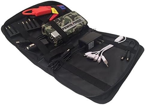 SpeedMob Power Punch 14000mAh Jumpstarter and Mobile Device Charger (Black (No Tire Pump))