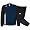 Navy/Black/White