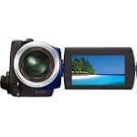 Luzy's Savings Bundle- Sony DCR-SR47 in Blue 60GB Handycam Camcorder + Sony LCS-X30 camcorder case