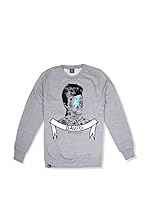 Rum Knuckles Sudadera David Flash (Gris Claro)