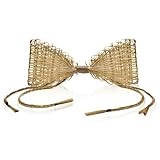 Flora Designs Hair Clip - Weaved Bow with Braids