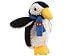 Grriggles Winter Waddler Blue Dreidel Plush Berber Penguin Dog Toy Blue Dreidel