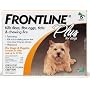 6 PACK Frontline Plus Orange: For Dogs up to 22 lbs.
