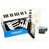Roll Up Piano - Digital & Portable 61 Keys Electronic Keyboard with Built-in Record & Play Back Functions, Dual USB Out & MIDI Out, USB Cable & AC Adapter Included. Promotional Sales!!!