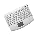 Adesso Mini White PS/2 Keyboard with Glidepoint Touchpad  ( ACK-540PW )