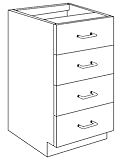 Kitchen Kits Classic 4-Drawer Base Cabinet - 18"
