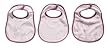 Dressed to Drool Girl 3pk Bib Set