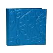 Debossed Leaf Album - Blue